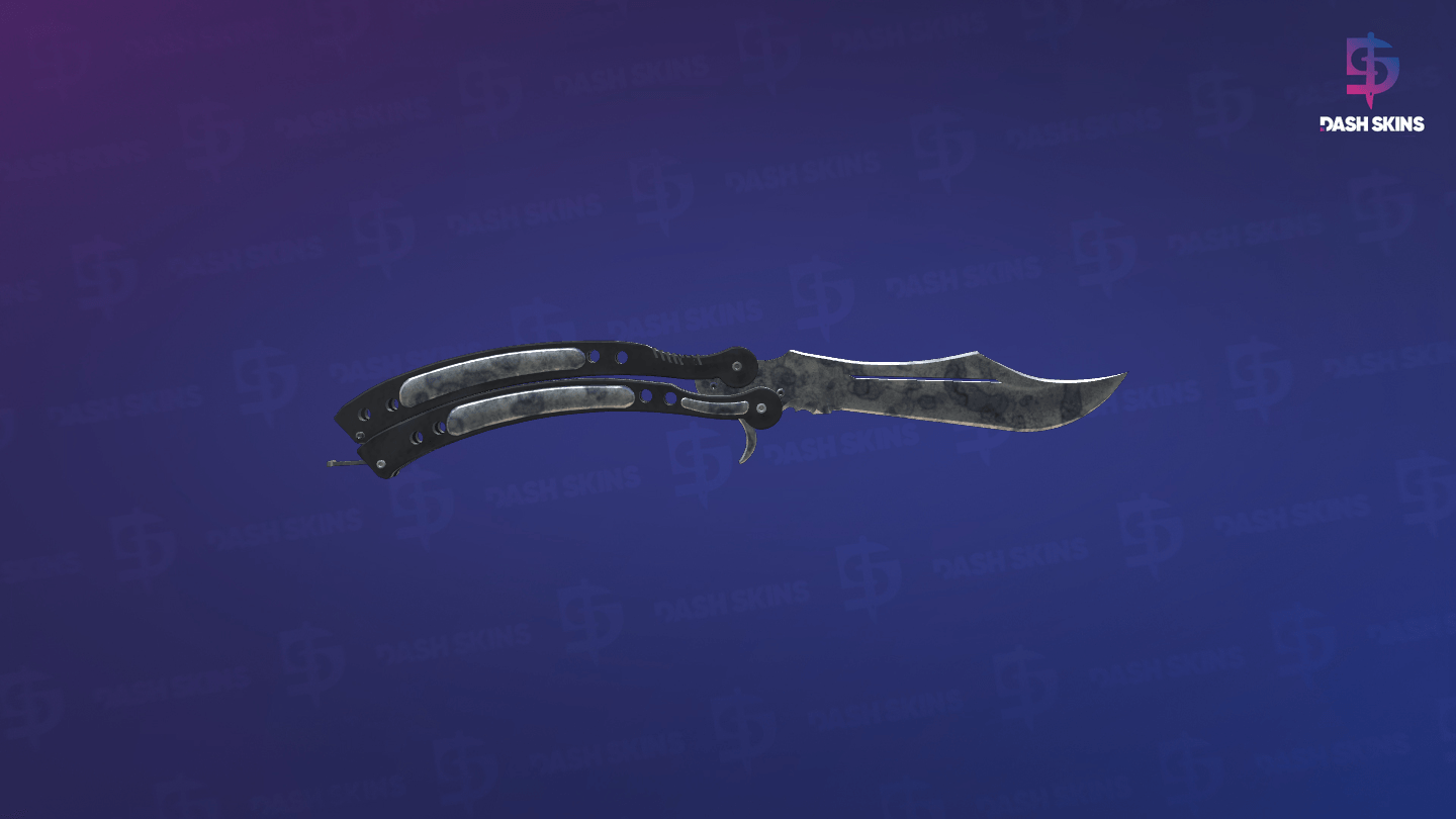 ★ Butterfly Knife | Stained (Well-Worn) - Backside Screenshot