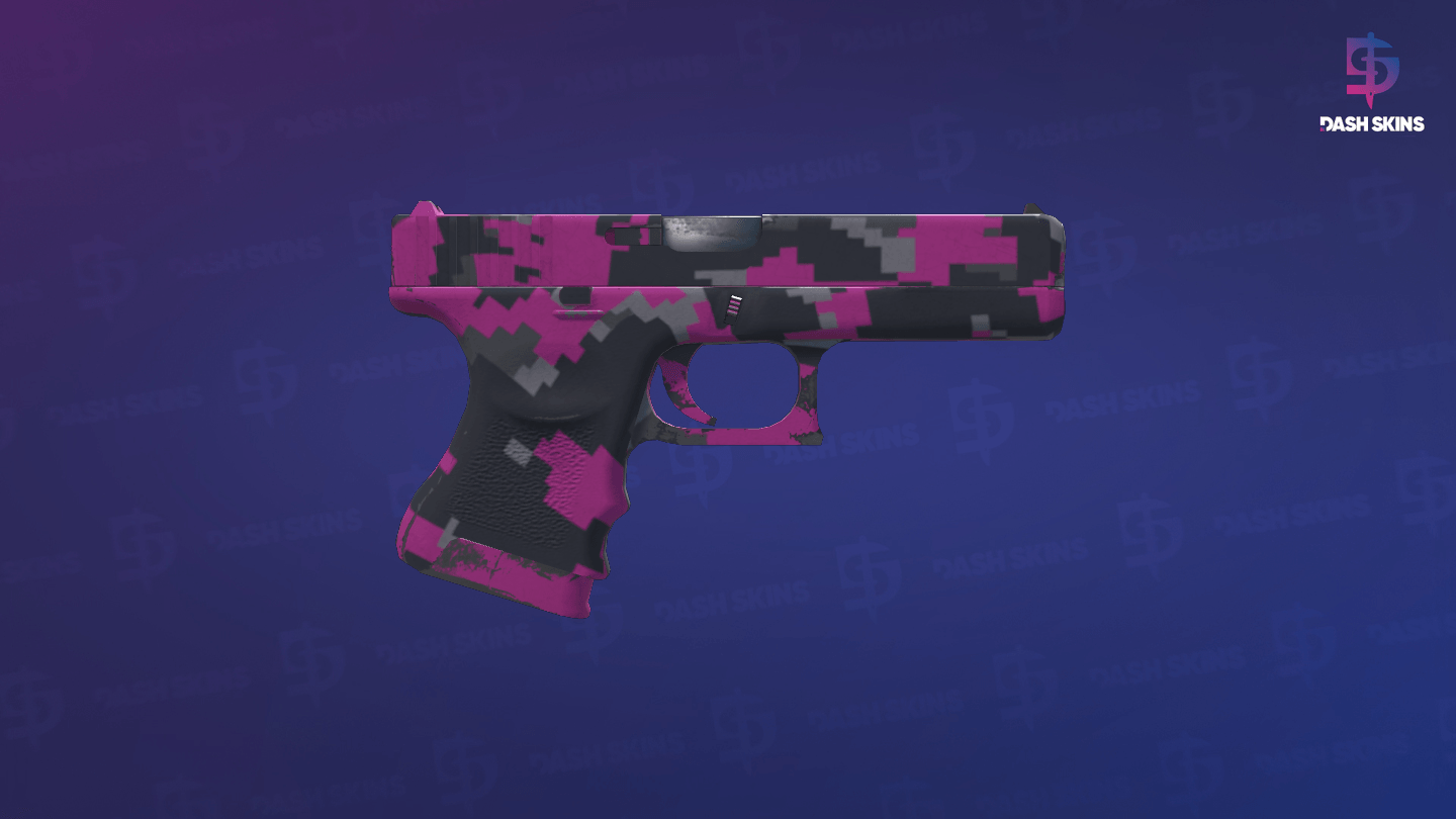 Souvenir Glock-18 | Pink DDPAT (Minimal Wear) - Backside Screenshot