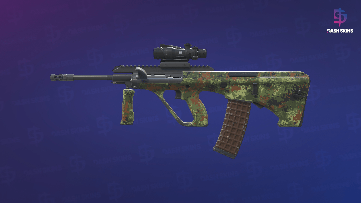 AUG | Commando Company (Field-Tested) - Frontside Screenshot
