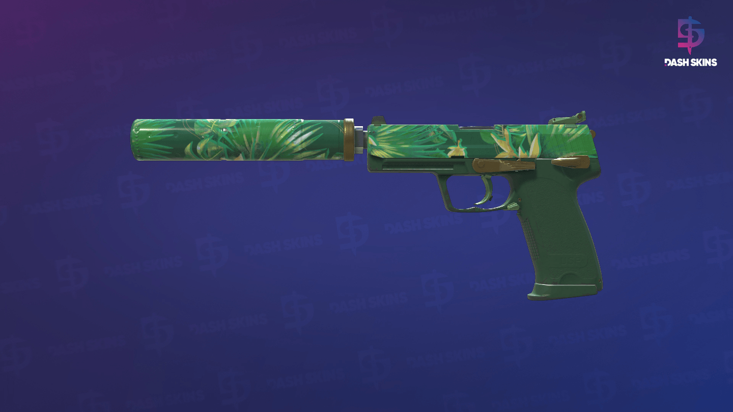 USP-S | Tropical Breeze (Field-Tested) - Frontside Screenshot