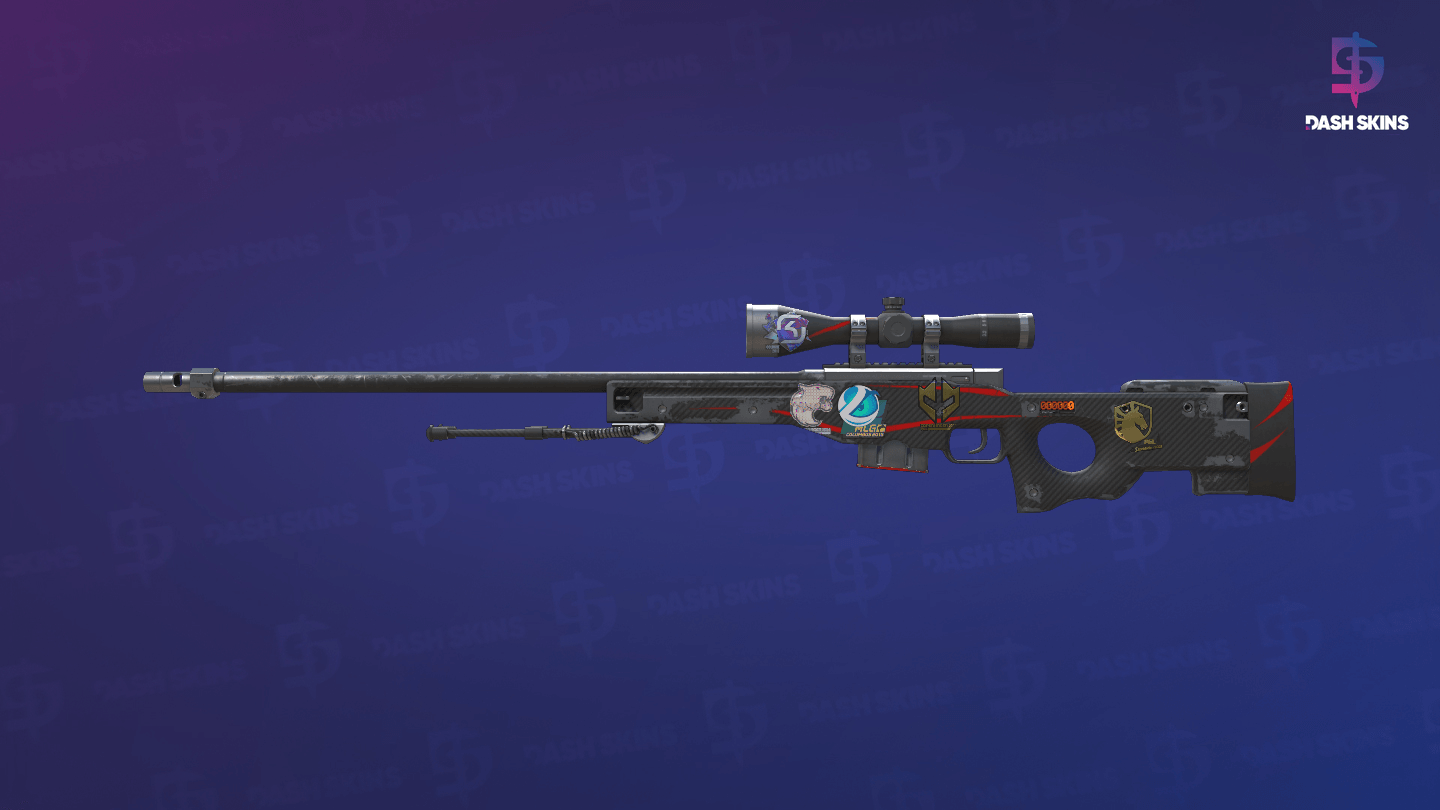 AWP (StatTrak™) | Linhas Vermelhas - Frontside Screenshot