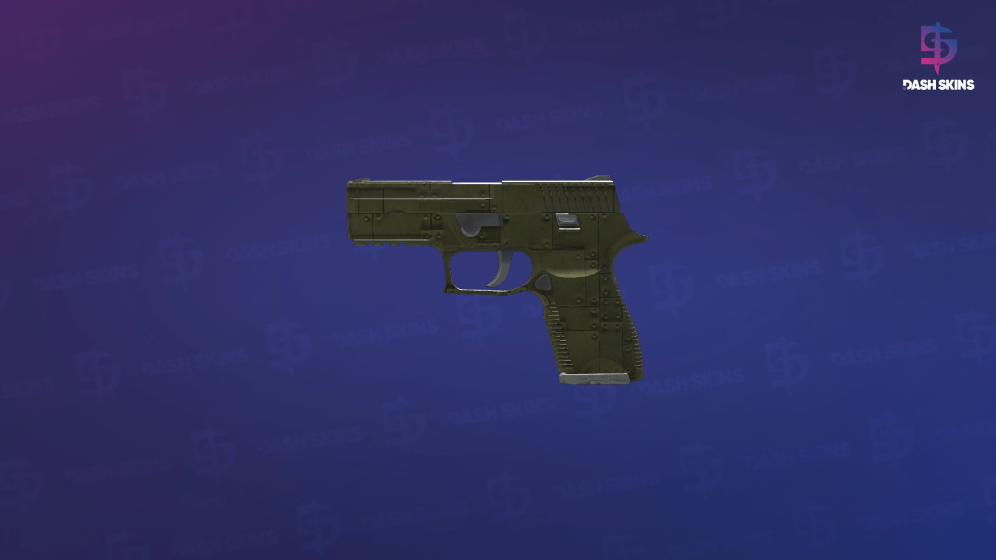 P250 | Iron Clad (Battle-Scarred) - Frontside Screenshot