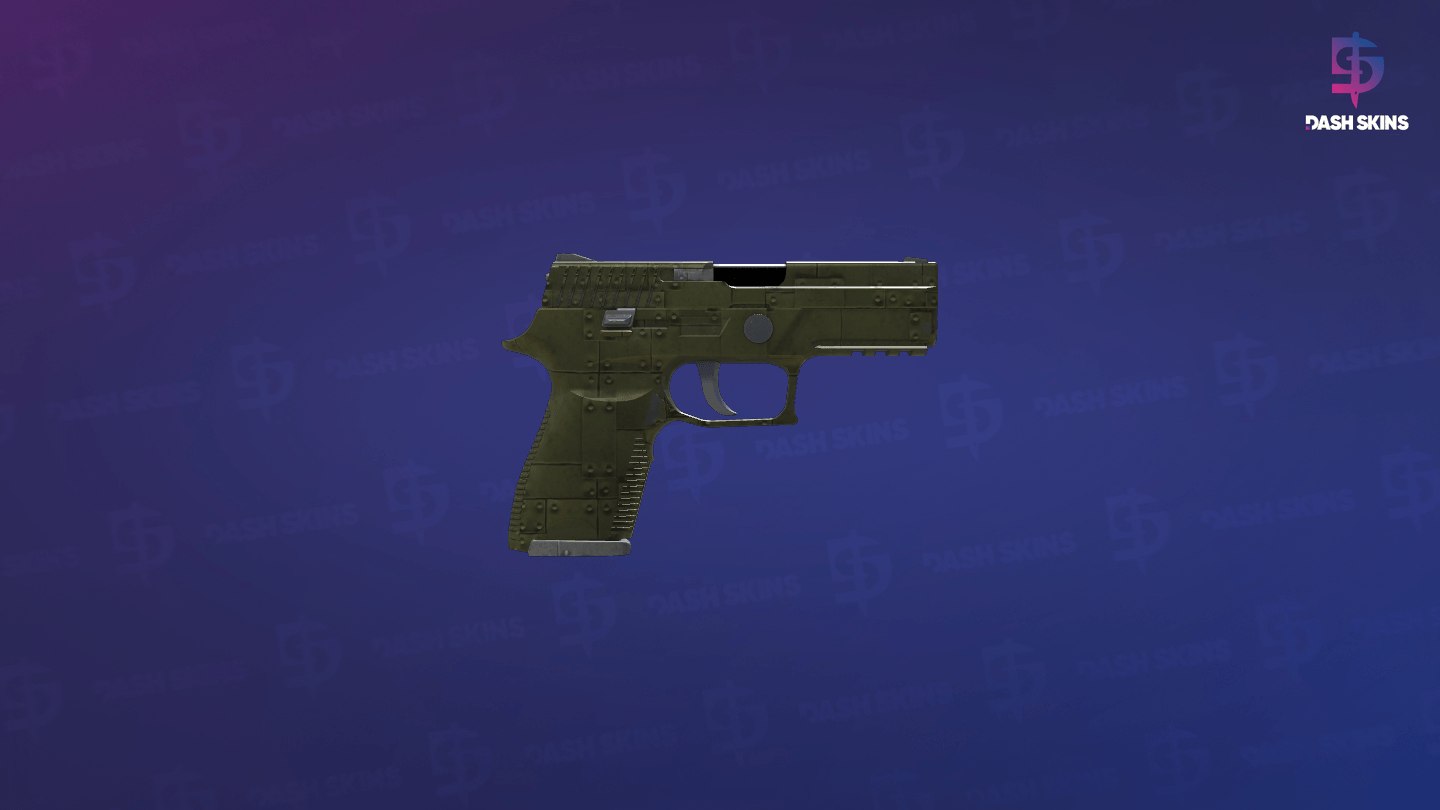 P250 | Iron Clad (Battle-Scarred) - Backside Screenshot