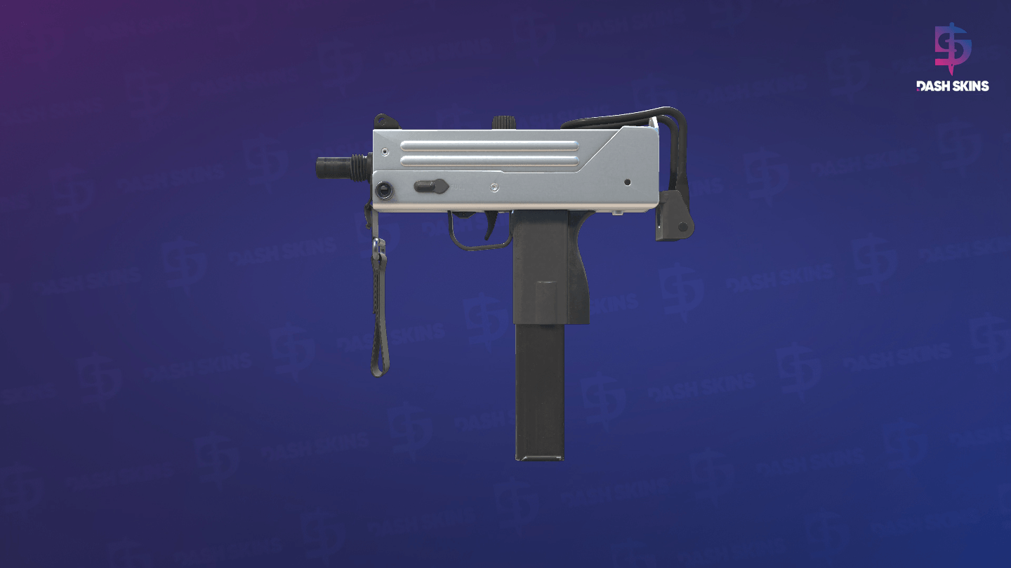 MAC-10 | Silver (Factory New) - Frontside Screenshot