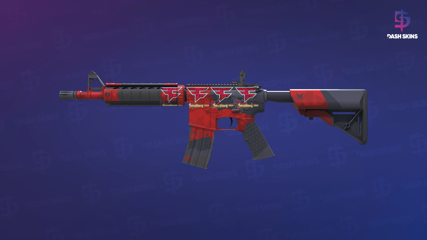 M4A4 | Evil Daimyo (Minimal Wear) - Frontside Screenshot