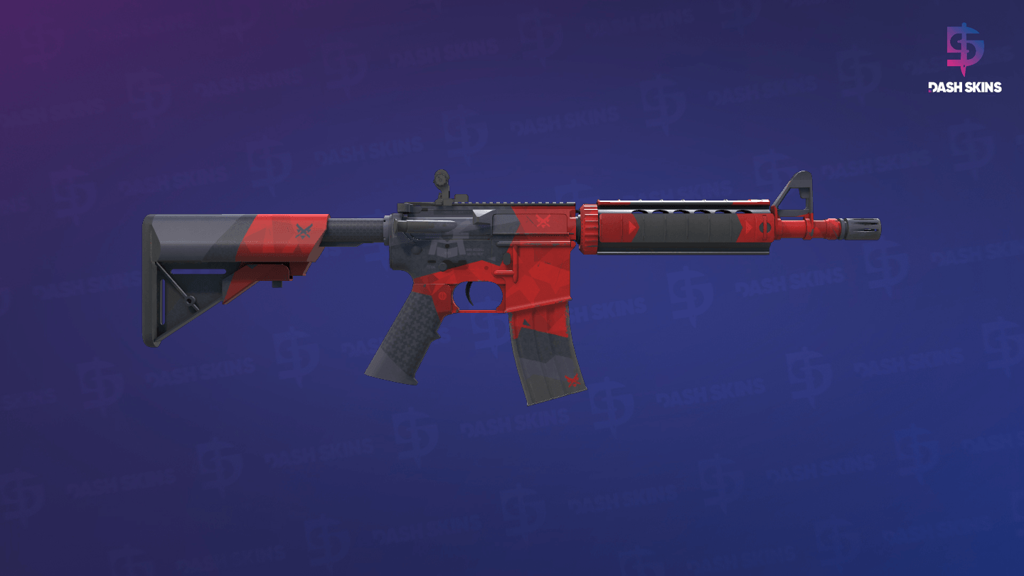 M4A4 | Evil Daimyo (Minimal Wear) - Backside Screenshot
