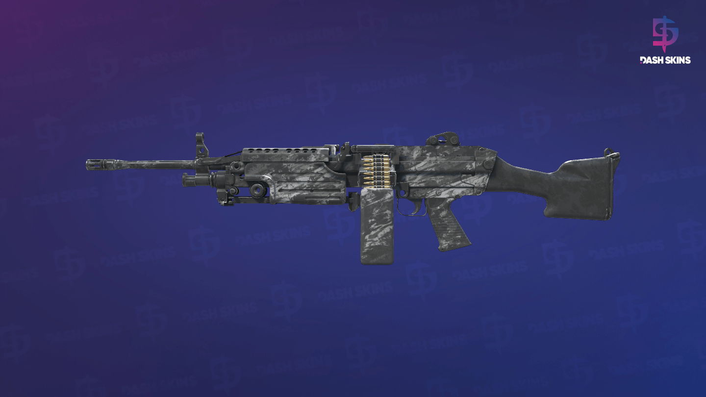M249 | Sleet (Battle-Scarred) - Frontside Screenshot