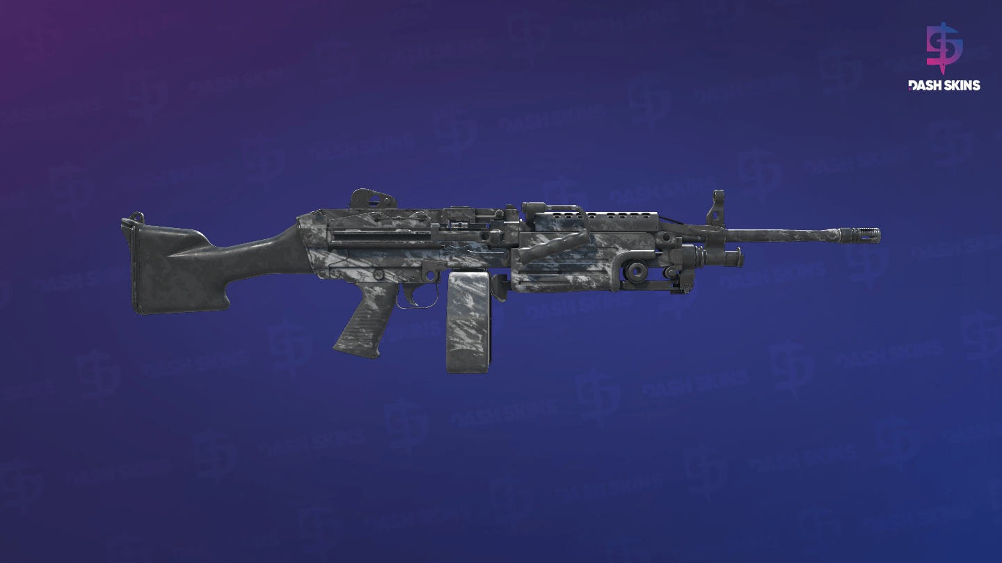 M249 | Sleet (Battle-Scarred) - Backside Screenshot