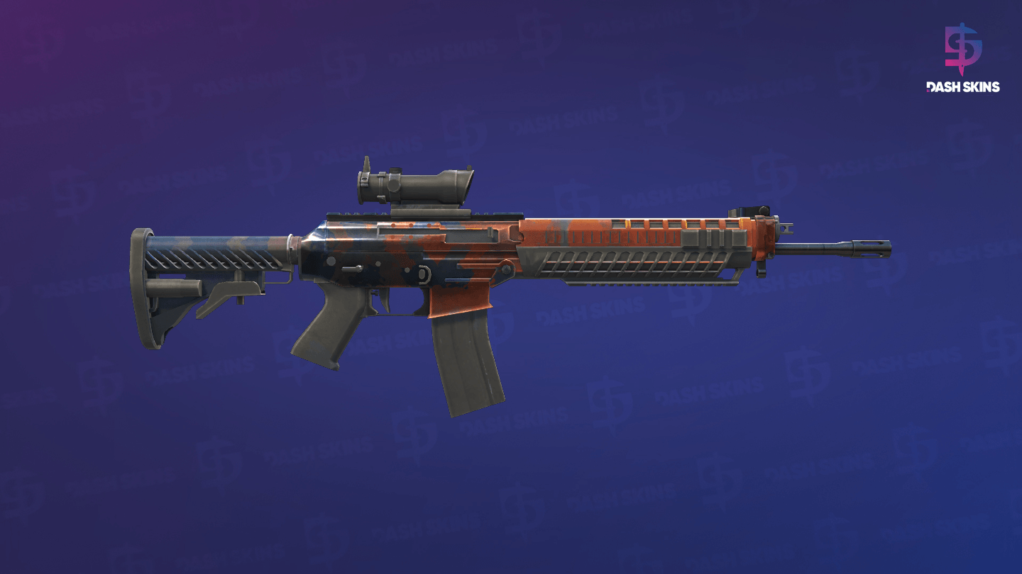 SG 553 | Danger Close (Minimal Wear) - Backside Screenshot
