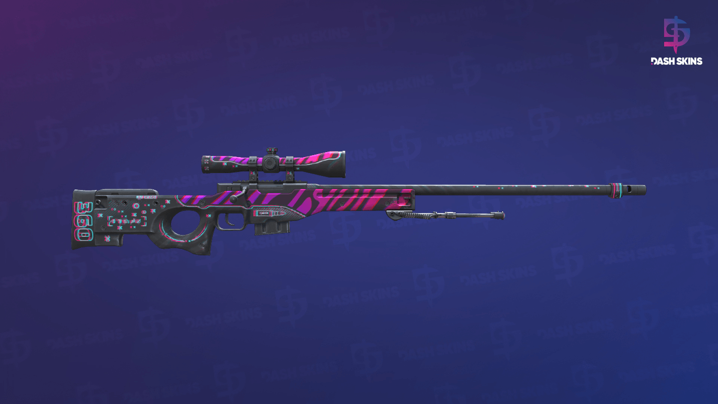 AWP | Chromatic Aberration (Field-Tested) - Backside Screenshot