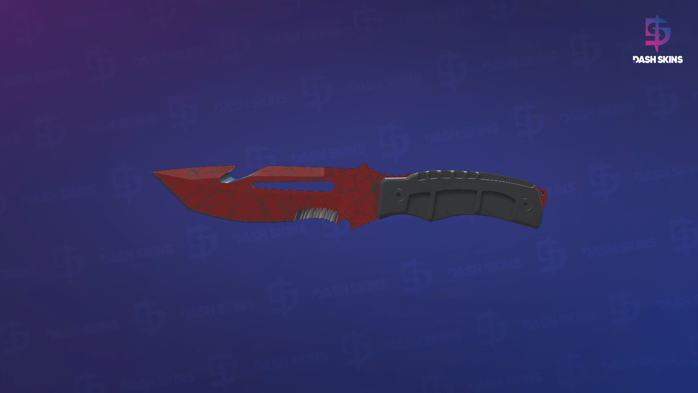 ★ Survival Knife | Crimson Web (Field-Tested) - Backside Screenshot