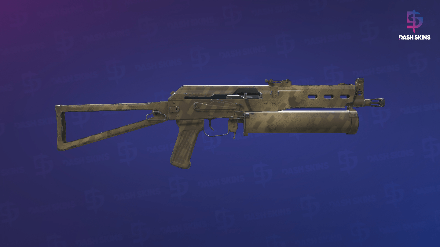 PP-Bizon | Sand Dashed (Field-Tested) - Backside Screenshot
