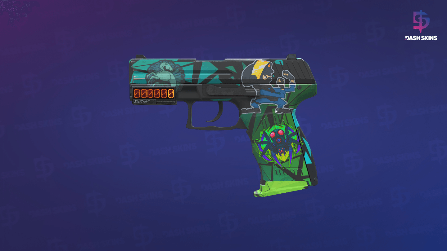 StatTrak™ P2000 | Pulse (Factory New) - Frontside Screenshot