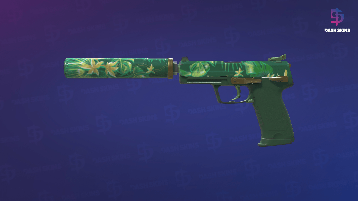 USP-S | Tropical Breeze (Field-Tested) - Frontside Screenshot