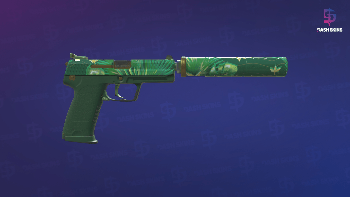 USP-S | Tropical Breeze (Field-Tested) - Backside Screenshot