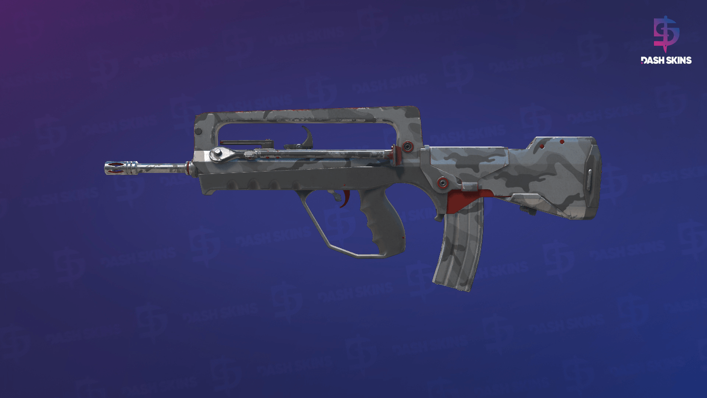 FAMAS | Grey Ghost (Field-Tested) - Frontside Screenshot