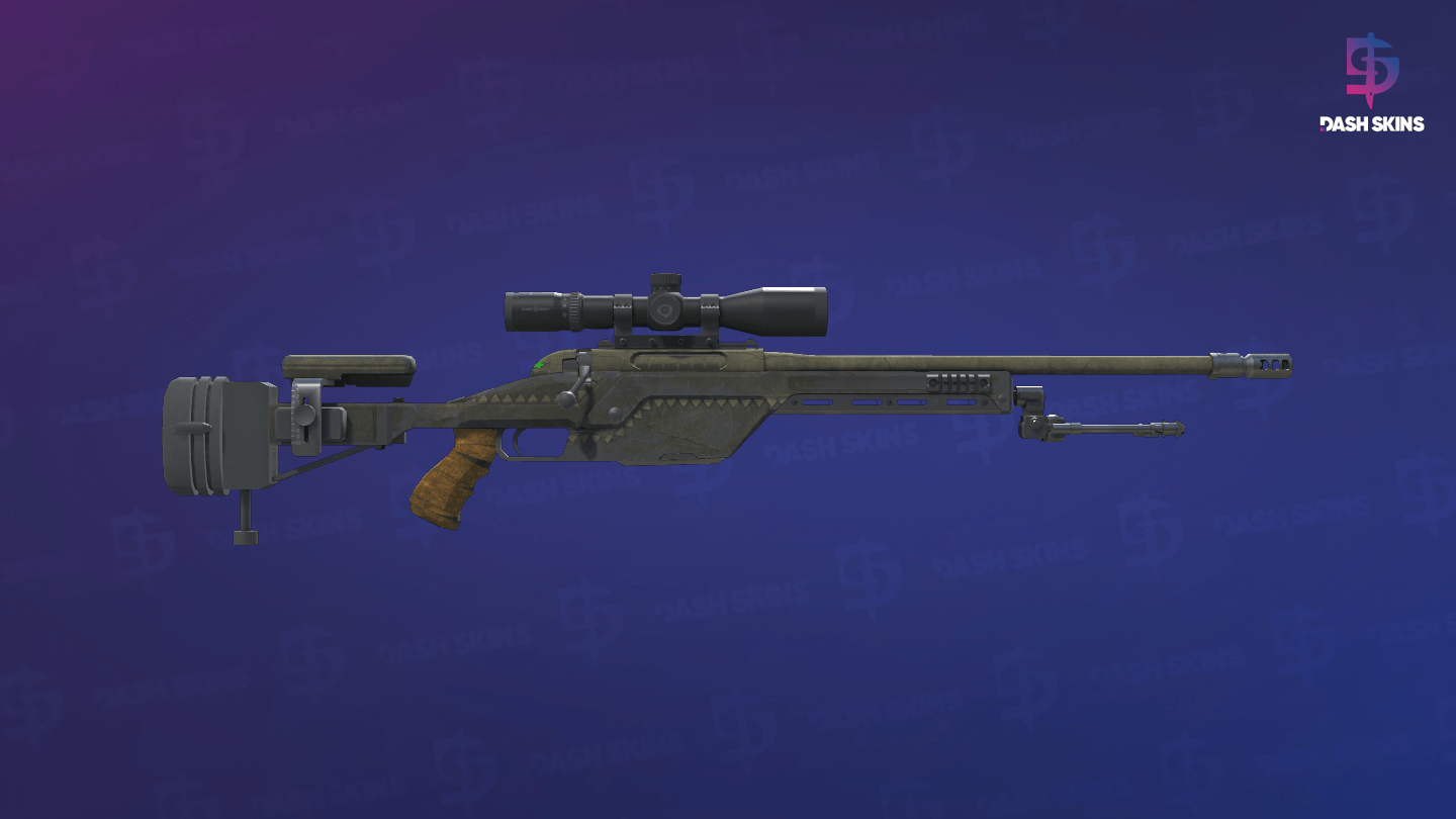 SSG 08 | Necropos (Well-Worn) - Backside Screenshot