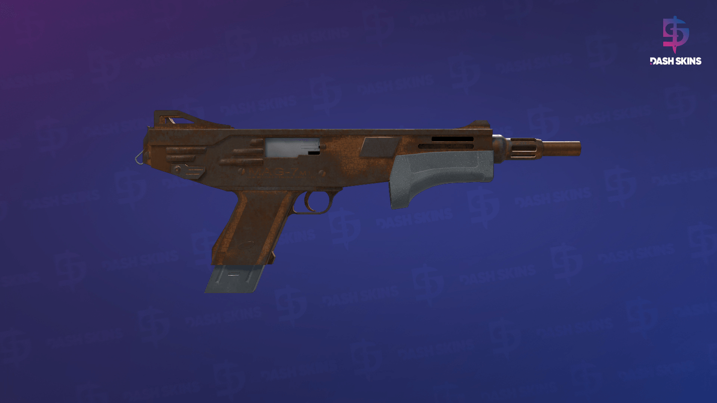 MAG-7 | Rust Coat (Battle-Scarred) - Backside Screenshot
