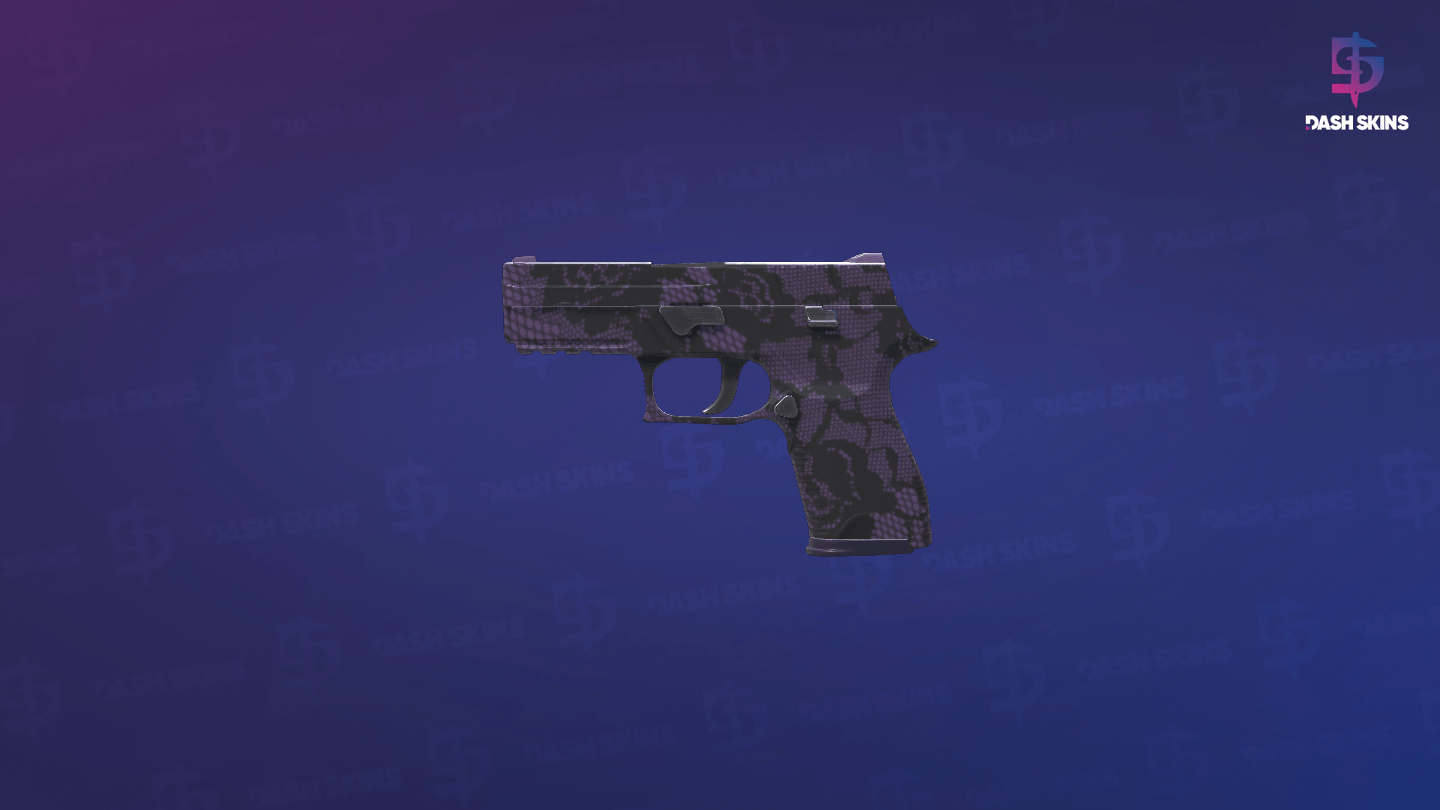 P250 | Plum Netting (Factory New) - Frontside Screenshot