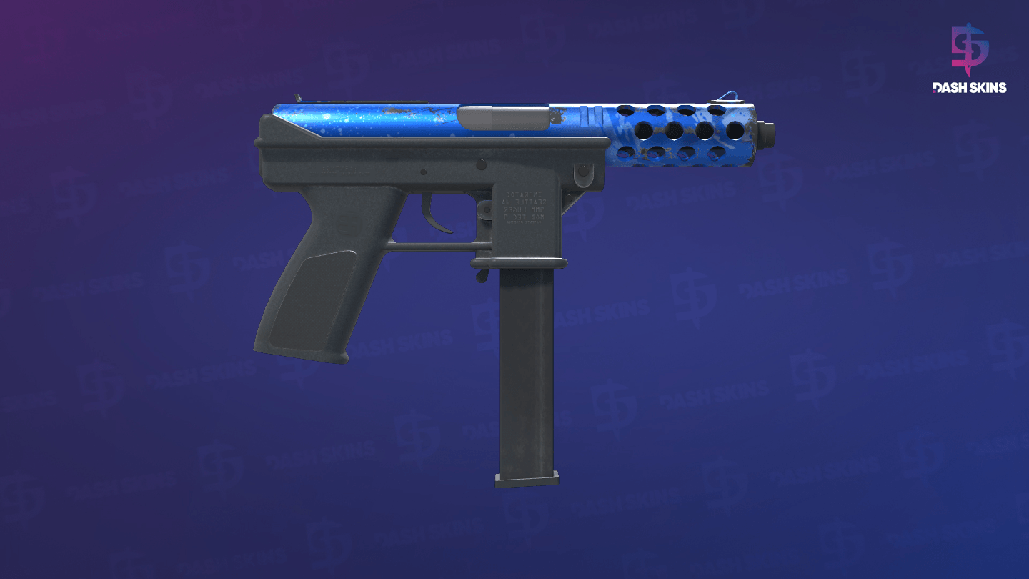 StatTrak™ Tec-9 | Ice Cap (Minimal Wear) - Backside Screenshot