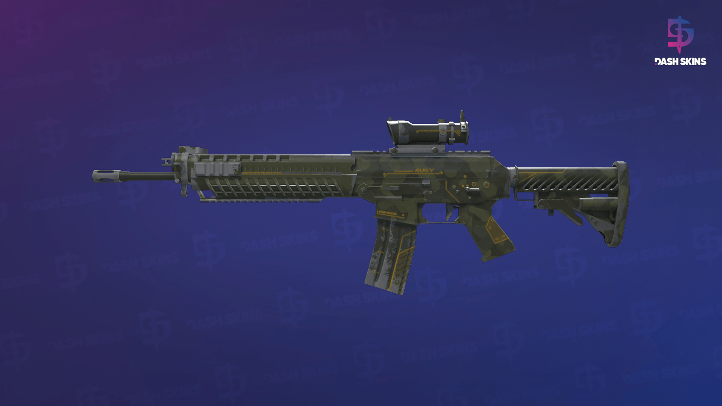 SG 553 | Atlas (Field-Tested) - Frontside Screenshot