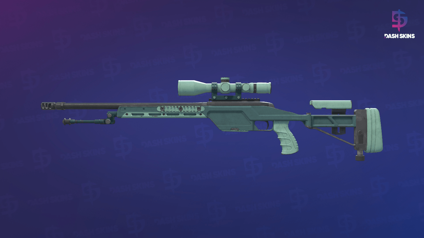 SSG 08 | Blue Spruce (Field-Tested) - Frontside Screenshot