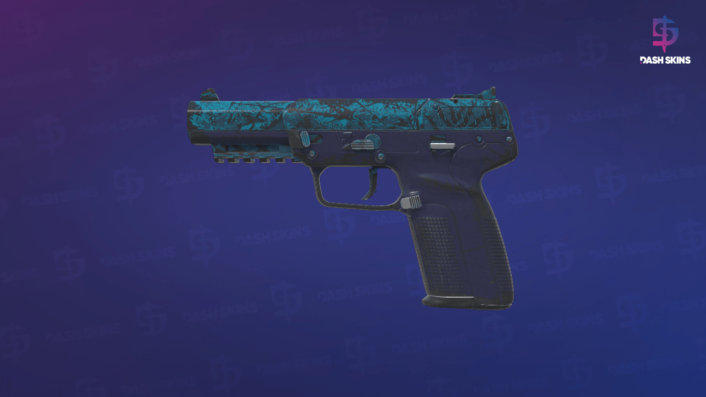 Five-SeveN | Midnight Paintover (Well-Worn) - Frontside Screenshot
