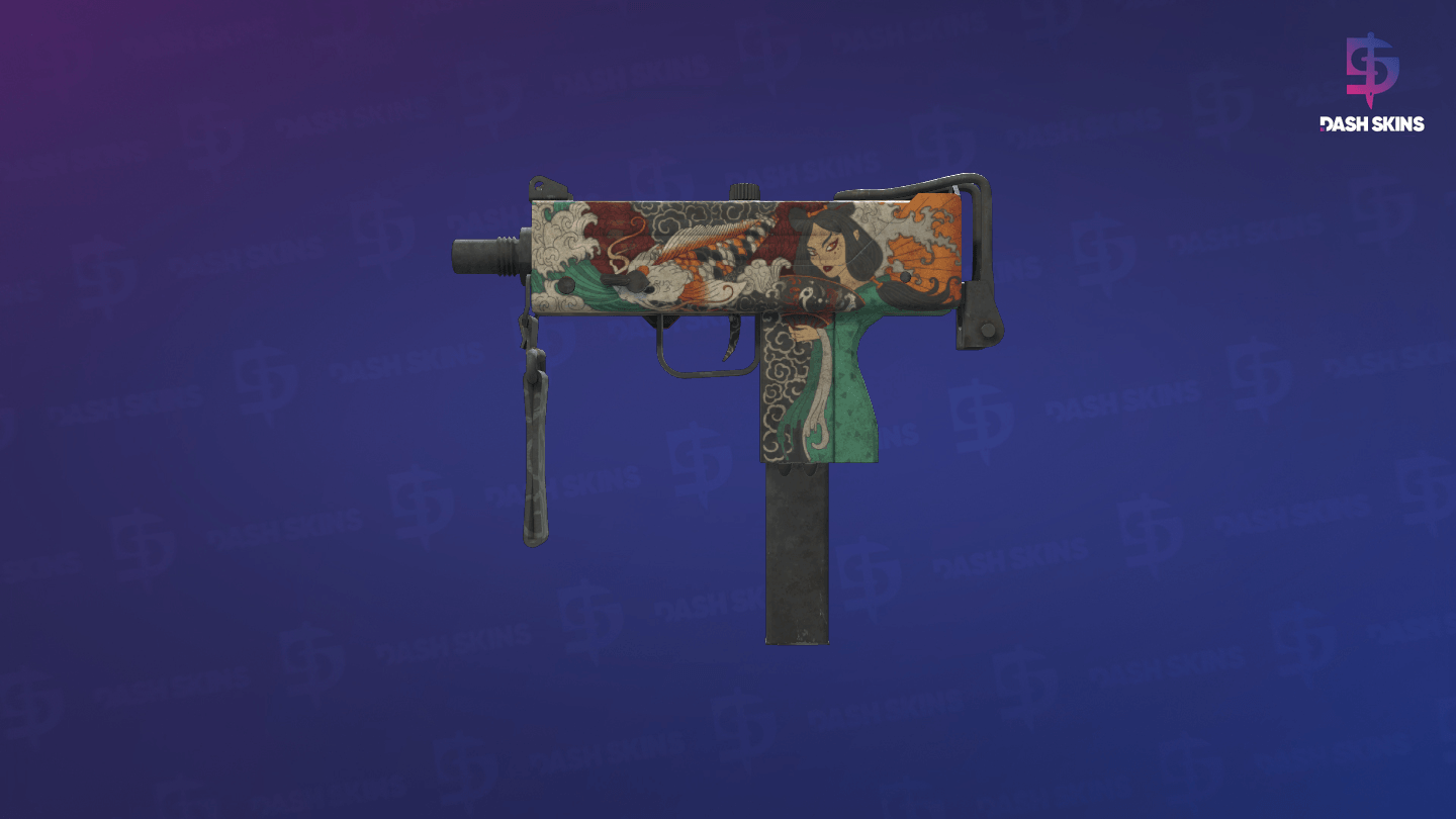 MAC-10 | Allure (Battle-Scarred) - Frontside Screenshot