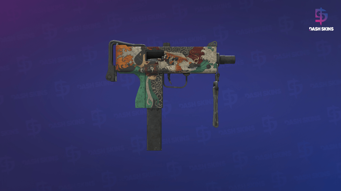 MAC-10 | Allure (Battle-Scarred) - Backside Screenshot