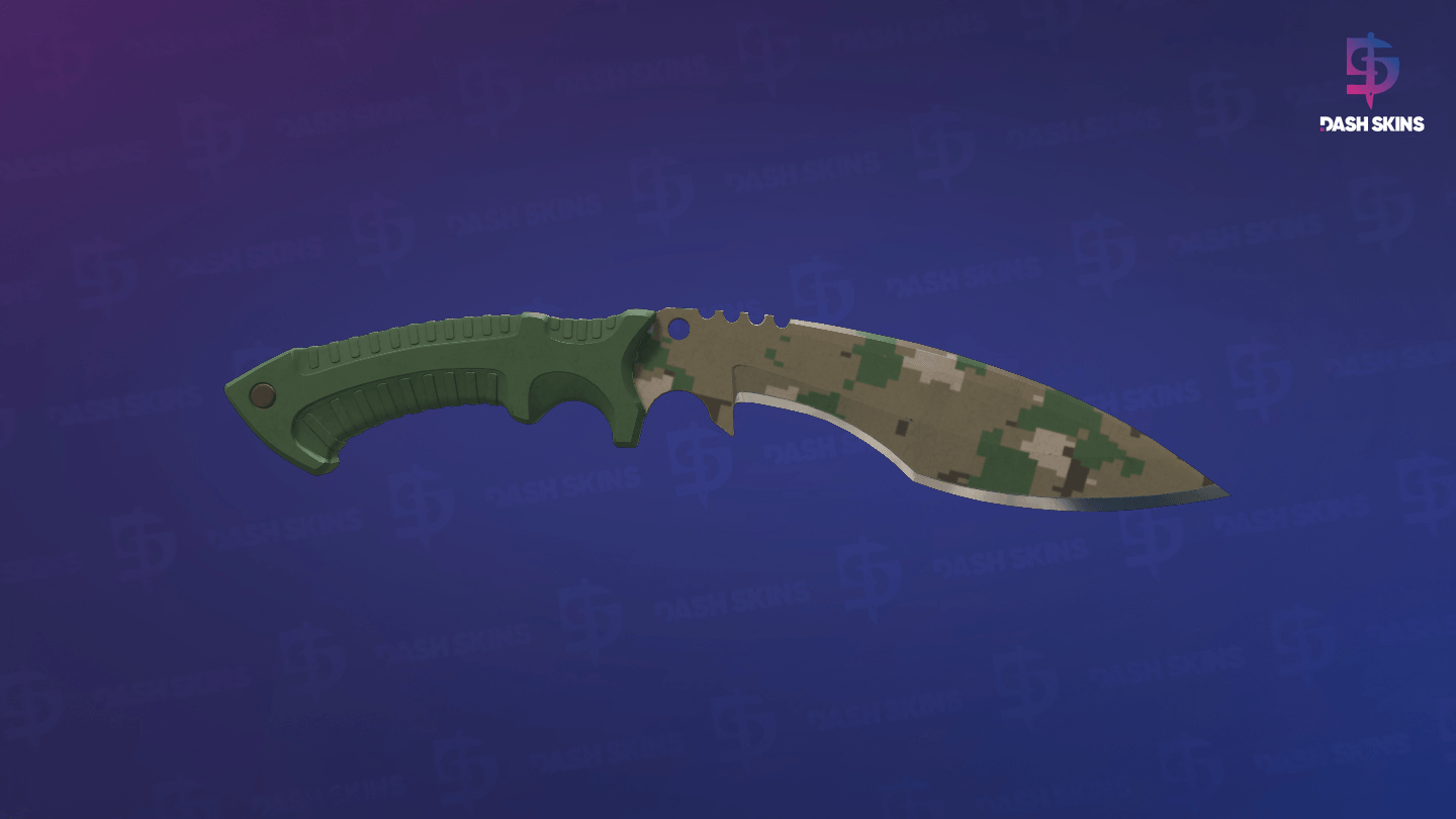 ★ Kukri Knife | Forest DDPAT (Field-Tested) - Frontside Screenshot