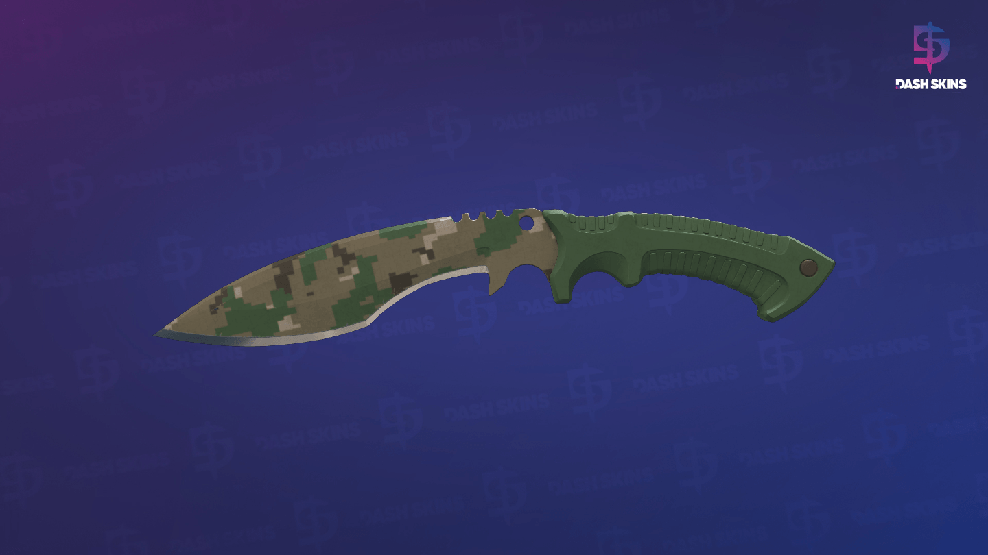 ★ Kukri Knife | Forest DDPAT (Field-Tested) - Backside Screenshot