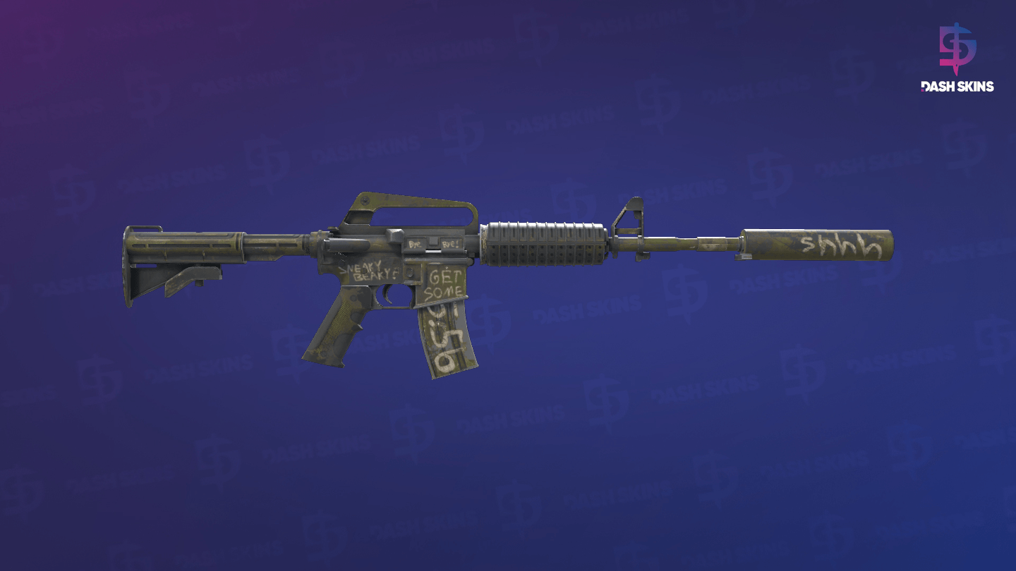 StatTrak™ M4A1-S | Flashback (Well-Worn) - Backside Screenshot