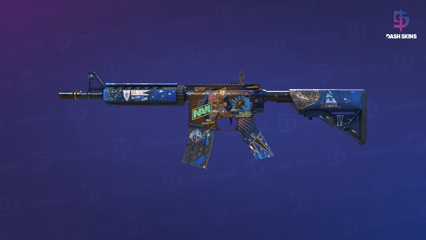 M4A4 | The Emperor (Field-Tested) - Frontside Screenshot