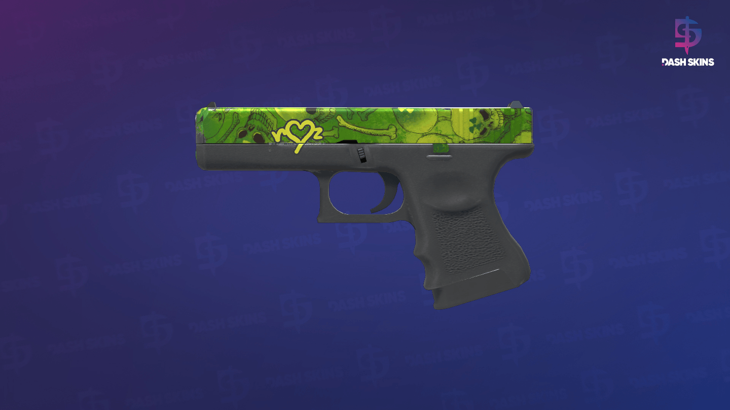 Glock-18 | Nuclear Garden (Field-Tested) - Frontside Screenshot
