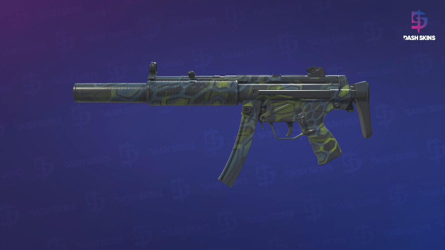 MP5-SD | Lime Hex (Minimal Wear) - Frontside Screenshot