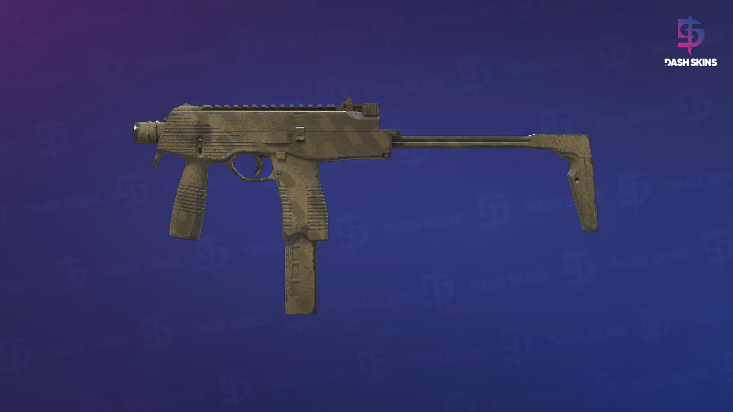 MP9 | Sand Dashed (Field-Tested) - Frontside Screenshot