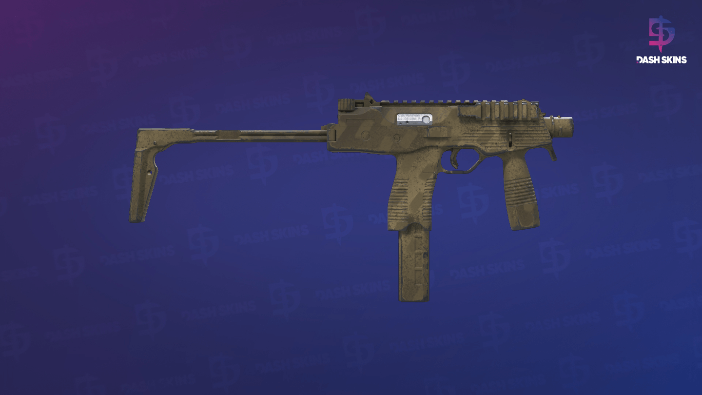 MP9 | Sand Dashed (Field-Tested) - Backside Screenshot