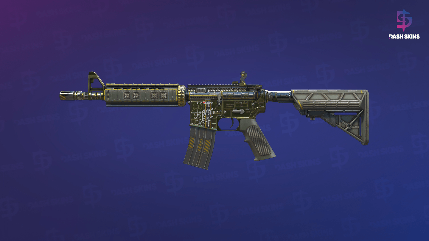 M4A4 | The Battlestar (Field-Tested) - Frontside Screenshot