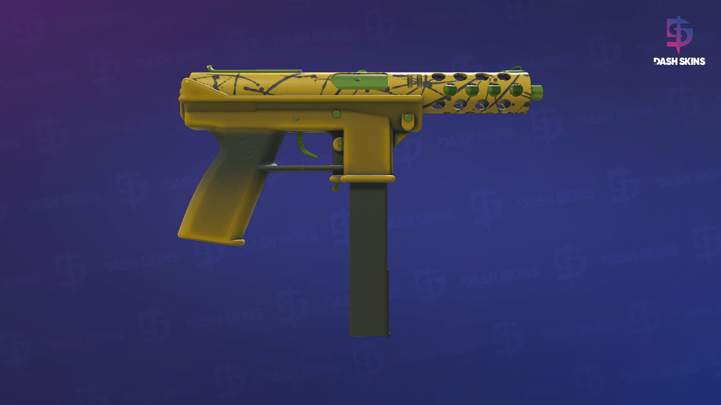 Tec-9 | Citric Acid (Factory New) - Backside Screenshot