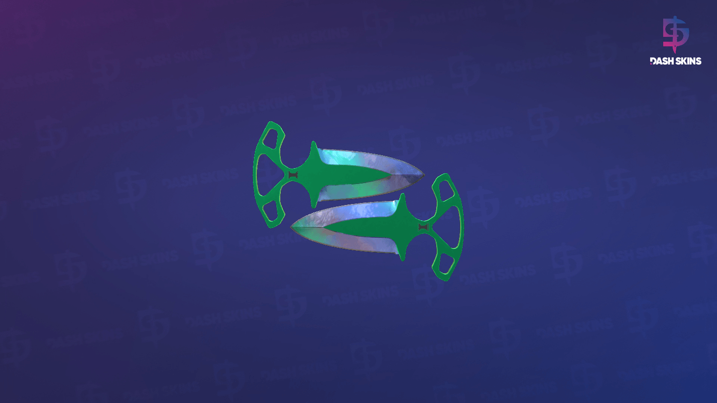 ★ Shadow Daggers | Gamma Doppler (Factory New) - Backside Screenshot