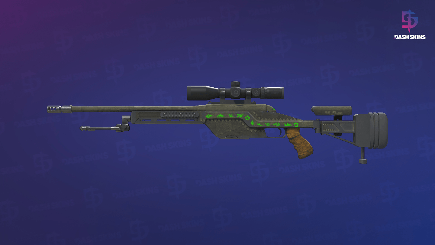 SSG 08 | Necropos (Well-Worn) - Frontside Screenshot
