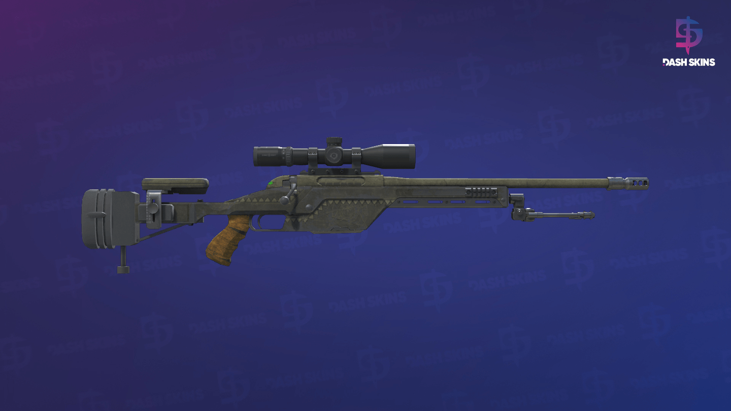 SSG 08 | Necropos (Well-Worn) - Backside Screenshot