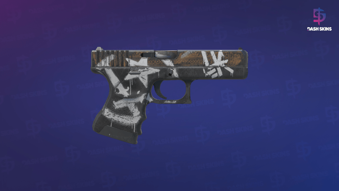 Glock-18 | Wasteland Rebel (Field-Tested) - Backside Screenshot