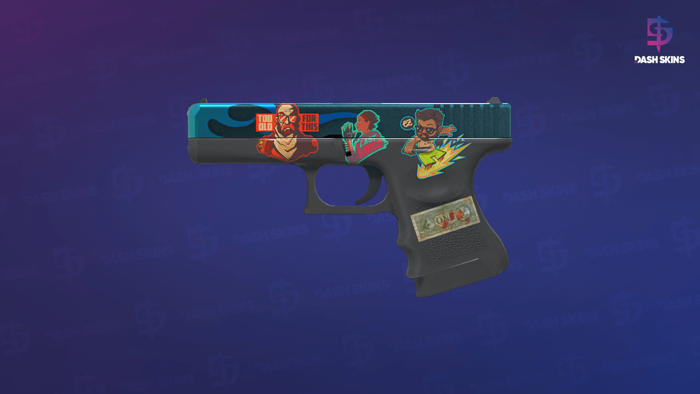 Glock-18 | Bunsen Burner (Field-Tested) - Frontside Screenshot