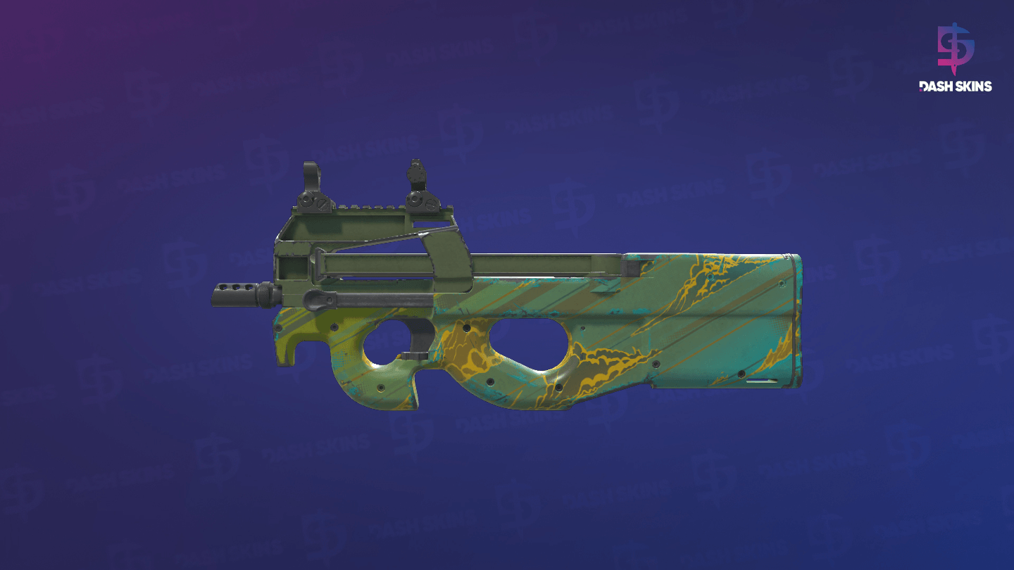 P90 | Mustard Gas (Field-Tested) - Frontside Screenshot