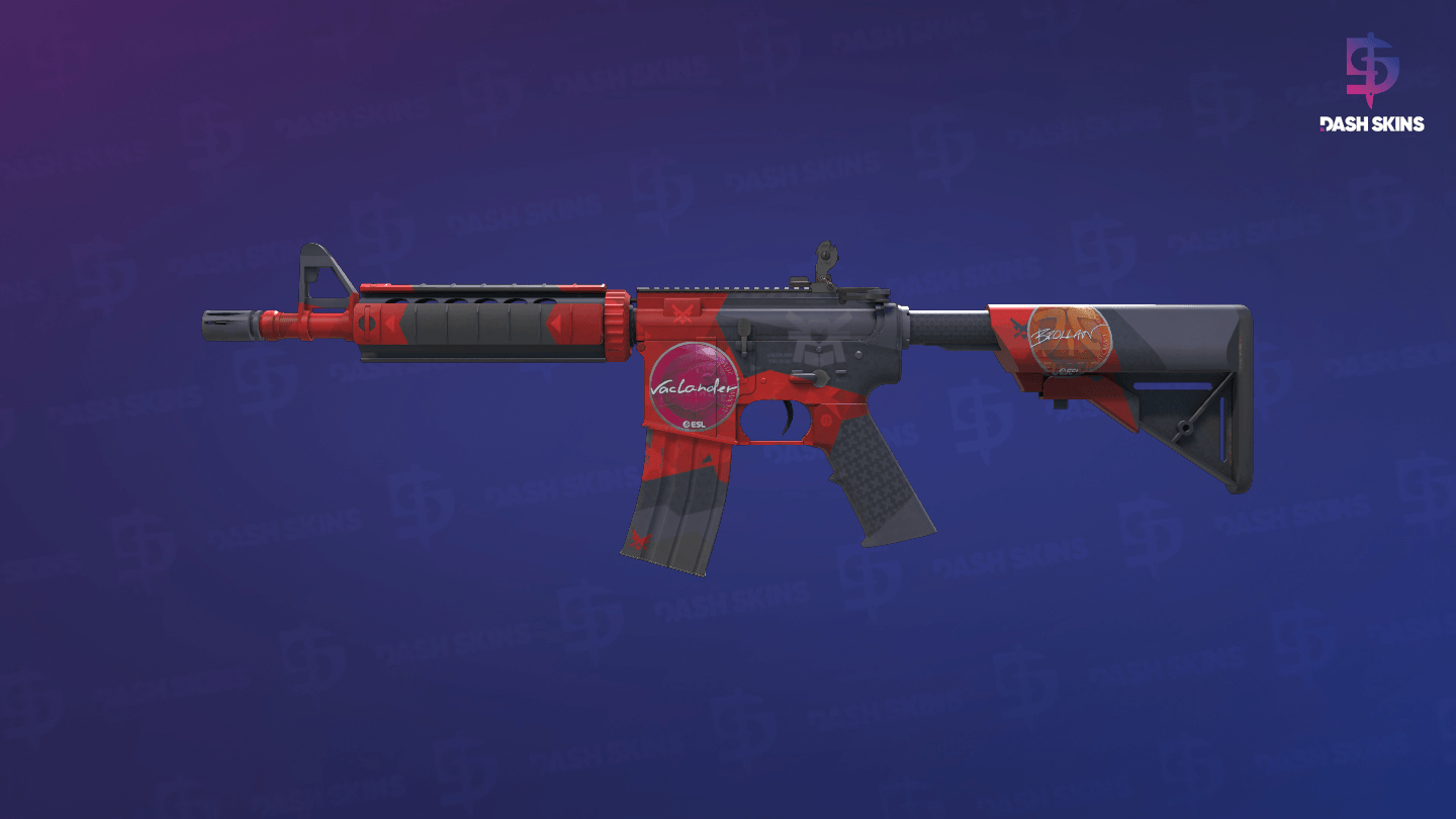 M4A4 | Evil Daimyo (Minimal Wear) - Frontside Screenshot