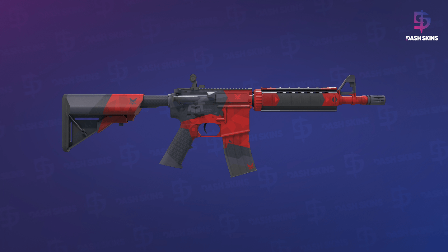 M4A4 | Evil Daimyo (Minimal Wear) - Backside Screenshot