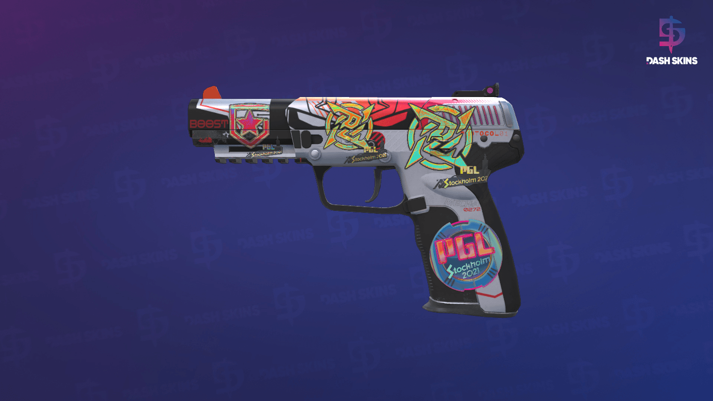 Five-SeveN | Boost Protocol (Minimal Wear) - Frontside Screenshot