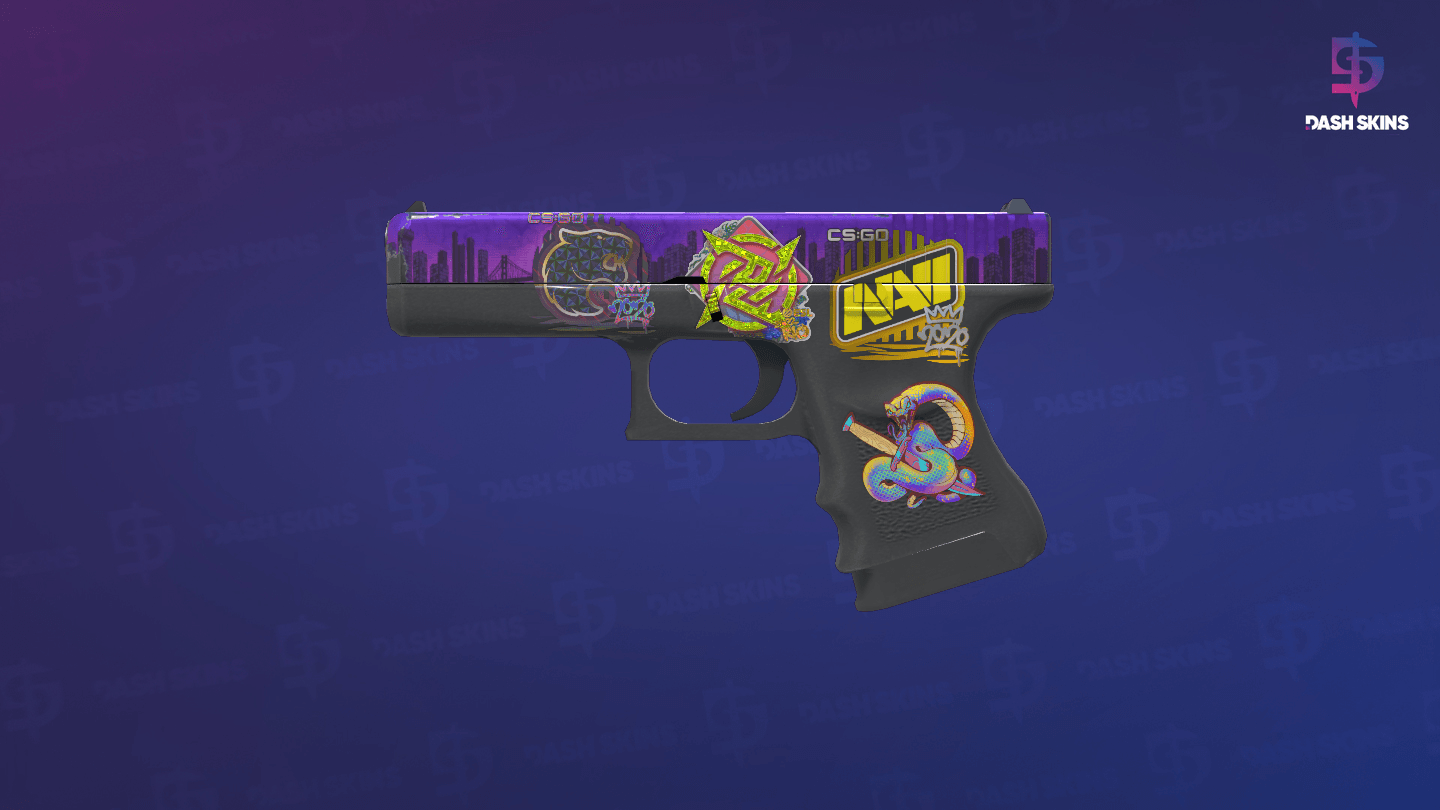 Glock-18 | Moonrise (Field-Tested) - Frontside Screenshot