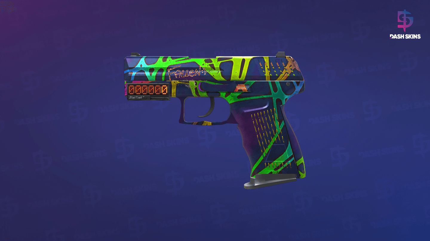 StatTrak™ P2000 | Acid Etched (Field-Tested) - Frontside Screenshot